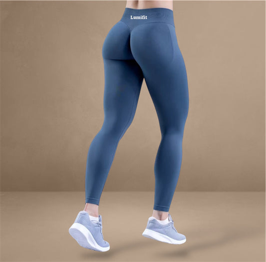 LumiFit Blue Performance Leggings